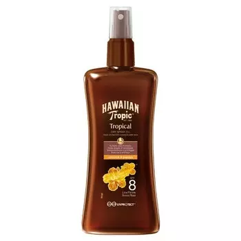 Тропическое сухое масло-спрей SPF 8 200 мл Hawaiian Tropic