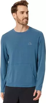 Tropicwear Comfort Crew с длинным рукавом, стандартный L.L.Bean, цвет Dusk Blue