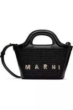 Тропикалия микро-сумка Marni, черный