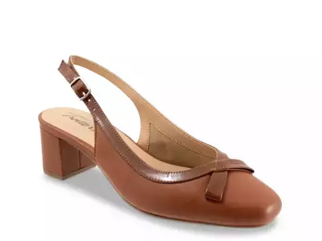 Trotters Dalani Pump, коричневый