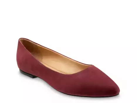 Trotters Estee Flat, бордовый