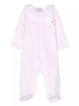 Trotters полосатая пижама с оборками, розовый