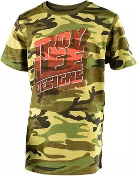 Troy Lee Designs Block Party Молодежные футболки,