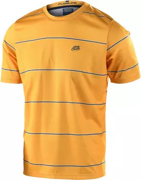 Troy Lee Designs Flowline Revert Короткорукий велосипедный джерси, желтый