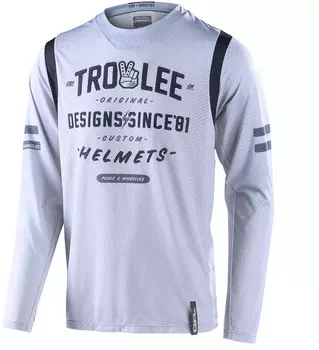 Troy Lee Designs GP Air Roll Out Мотокросс Джерси, серый/черный