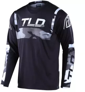 Джерси Troy Lee Designs GP Brazen Camo Мотокросс, черно-серые