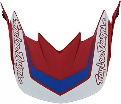 Пик Troy Lee Designs GP Overload для шлема, красно-белый