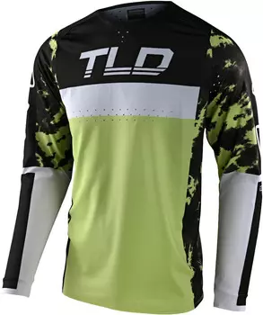 Джерси Troy Lee Designs SE Pro Dyeno Мотокросс, зелено-черные