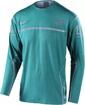 Troy Lee Designs Sprint Ultra Lines Велосипед Джерси, зеленый/белый