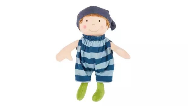 Тряпичная кукла бренда билипуп, синяя Sigikid