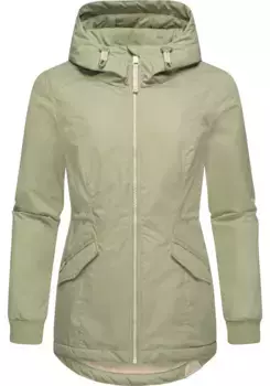Тряпичная зимняя куртка "Dowey Warm" (1 шт.), с капюшоном, приятная мягкая женская куртка на зиму Ragwear, оливковый