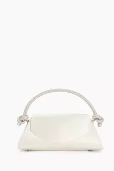 - Трубчатая сумочка Brynley Diamante Dune London, белый