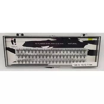 Трубка для ресниц Naturals Knot 0,10-C-11 мм Ibra Макияж Накладные ресницы Отдельные ресницы Натуральные длинные C-профильные ресницы для макияжа глаз, Ibra Make-Up