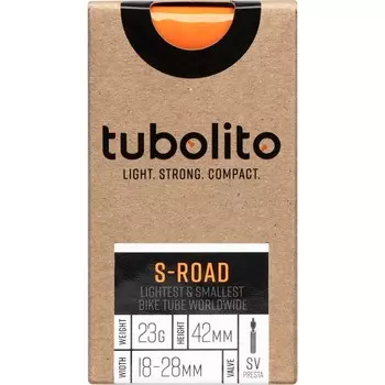 Трубка S-Tubo Road 28 дюймов — SV 42 мм TUBOLITO, апельсин