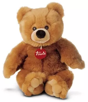 Труди, талисман, бурый медведь Этторе, 38 см Trudi