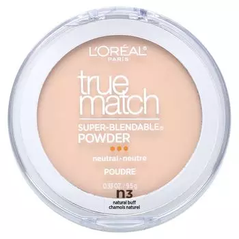 True Match, Суперрастворяемая пудра, N3 Natural Buff, 0,33 унции (9,5 г) L'Oral