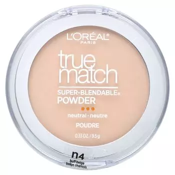 True Match, Суперрастворяемая пудра, N4 Buff Beige, 0,33 унции (9,5 г) L'Oral