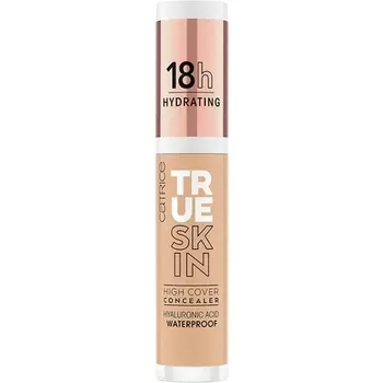 True Skin High Cover Concealer Водостойкий и легкий с гиалуроновой кислотой, стойкость 18 часов, 039 Теплый оливковый, Catrice