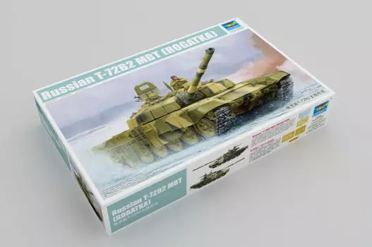 TRUMPETER 09507 Масштаб 1:35 Модель танка Т-72Б2 ОБТ Рогатка