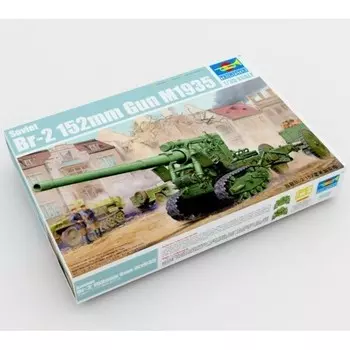 ТРУМПЕТЕР Советская 15-2-мм пушка БР-2 образца 1935 года (02338) TRUMPETER