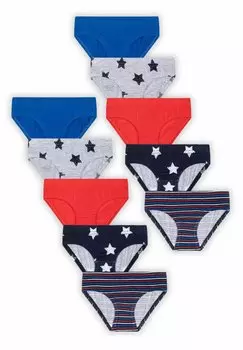 Трусики 10 PACK MINOTI, серый