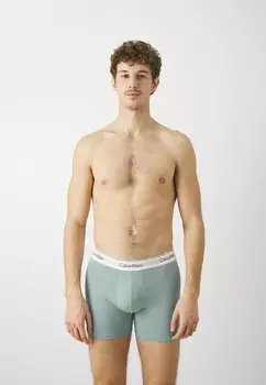 Трусики 3 PACK Calvin Klein Underwear, светло-синий