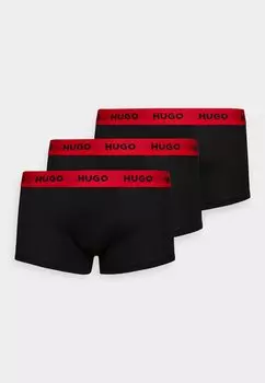 Трусики 3 PACK HUGO, цвет black