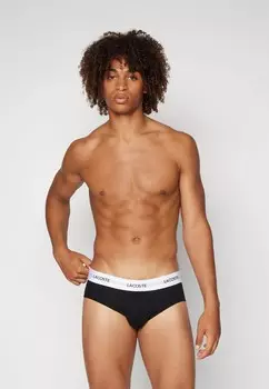 Трусики 3 PACK Lacoste, черный