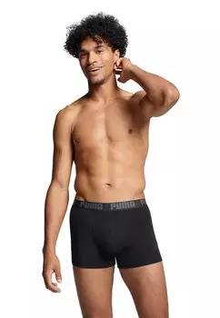 Трусики 4 PACK Puma, цвет black combo