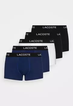 Трусики 5 PACK Lacoste, цвет black/white methylene