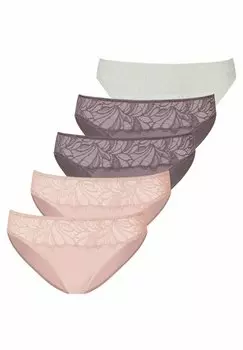 Трусики 5PACK LASCANA, цвет ros / taupe/ creme