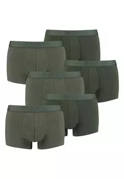 Трусики 6 PACK Puma, цвет green melange