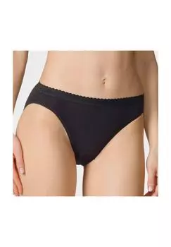 Трусики эластичные, одинарный трикотаж, женские CALIDA, черный
