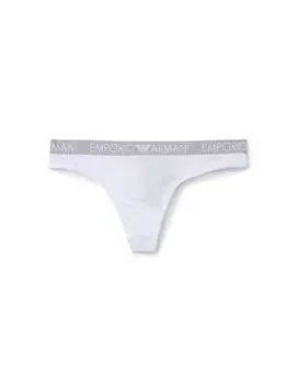 Трусики Bi-Pack Iconic Cotton Emporio Armani, белый
