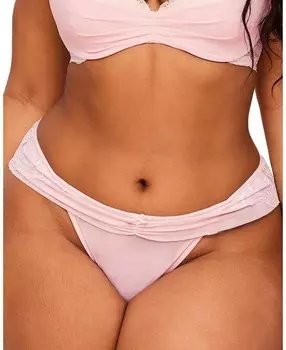 Трусики-бикини Clairabella женские больших размеров Adore Me, белый