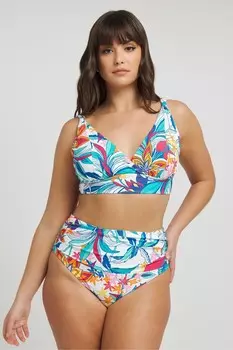 Трусики бикини Magisculpt с занижением до дюйма Simply Be, синий