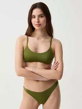 Трусики бикини однотонного цвета Ovs, цвет leaf green