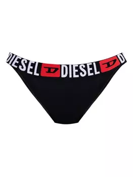 Трусики-бикини с логотипом Diesel и поясом, черный