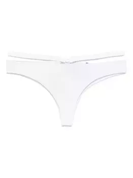 Трусики-бикини с вырезами Maison Close, белый
