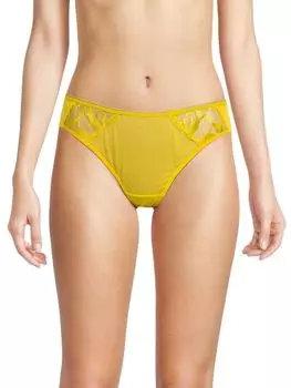 Трусики бикини Tanga с кружевной отделкой Maison Lejaby, цвет Ocre