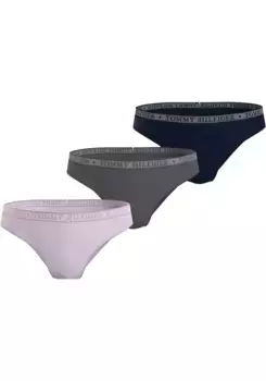 Трусики бикини Tommy Hilfiger Underwear "3P BIKINI" (3 шт. в упаковке), розовый