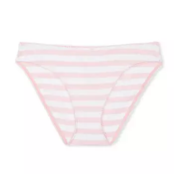 Трусики-бикини Victoria's Secret Stretch Cotton, розовый/белый
