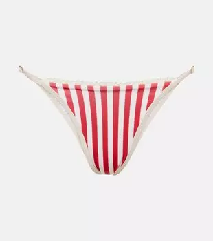 Трусики бикини в полоску St Tropez Bananhot, Red Cream Stripe