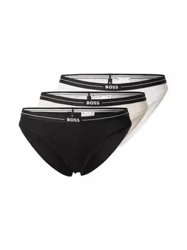 Трусики BOSS, цвет Light beige/Black/White