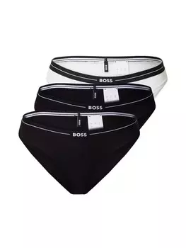 Трусики BOSS Panty, черный/белый