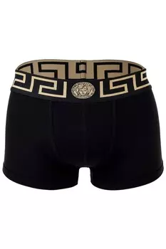 Трусики-Боксеры Topeka с логотипом на талии Versace, черный