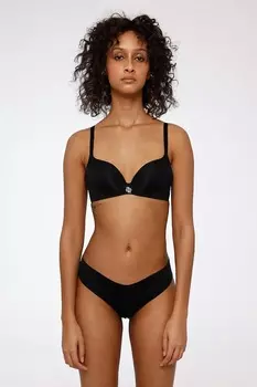 Трусики-бразилиана Brazilian God Save Queens, черный