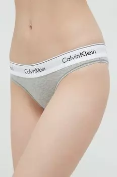 Трусики-бразилиана Calvin Klein Underwear, серый