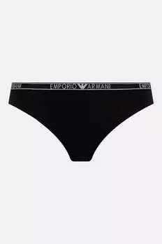 Трусики-бразилиана Emporio Armani Underwear, черный