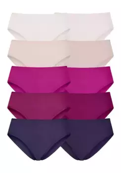 Трусики-брюки Petite Fleur Jazz (10 шт.) из эластичного хлопка, цвет Beere